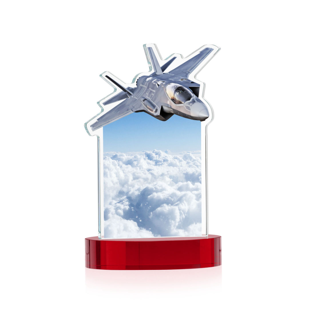 Top Gun VividPrint™ Award on Alberton Base - Red 4