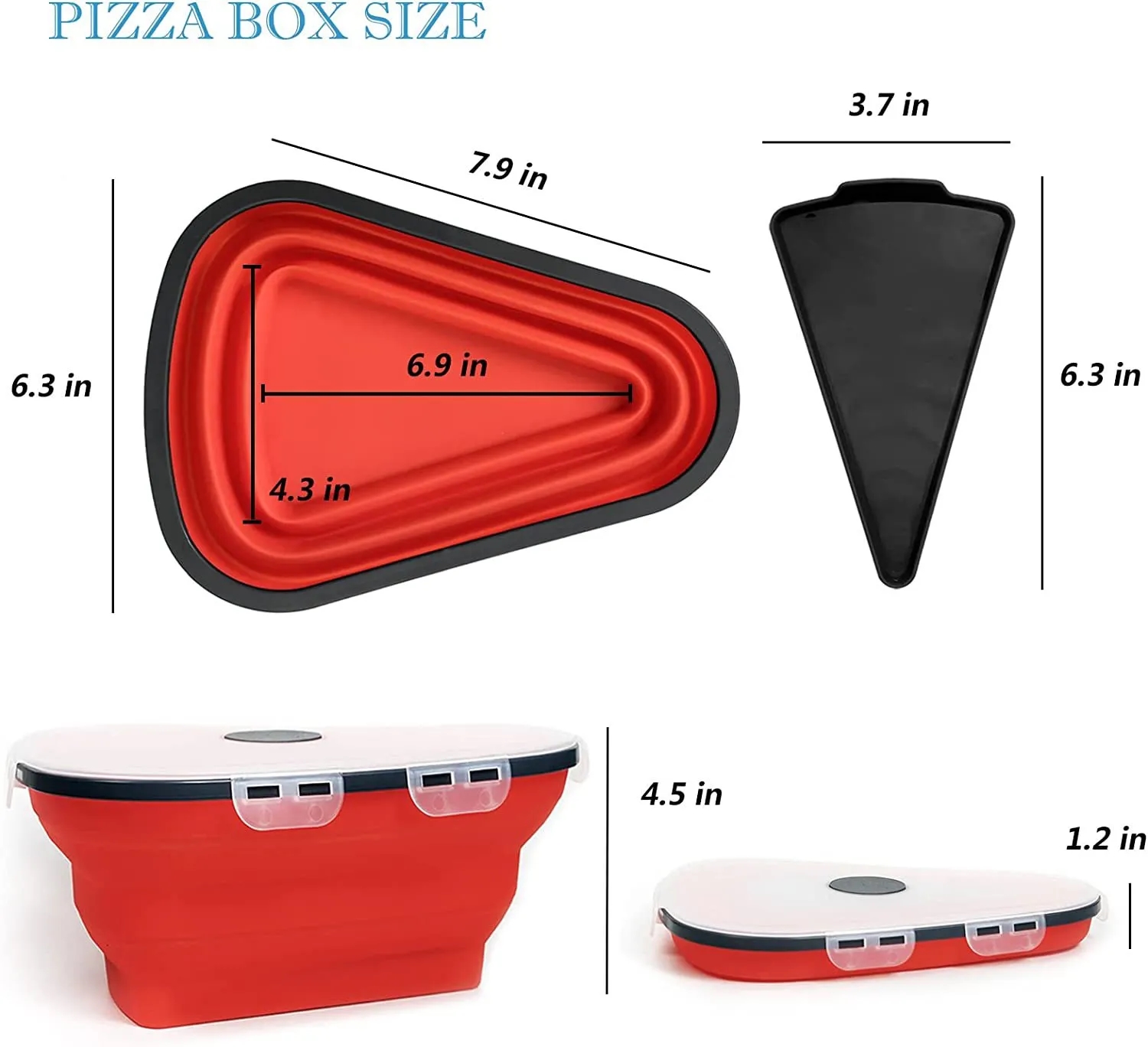 Silicone Folding Pizza Box 5