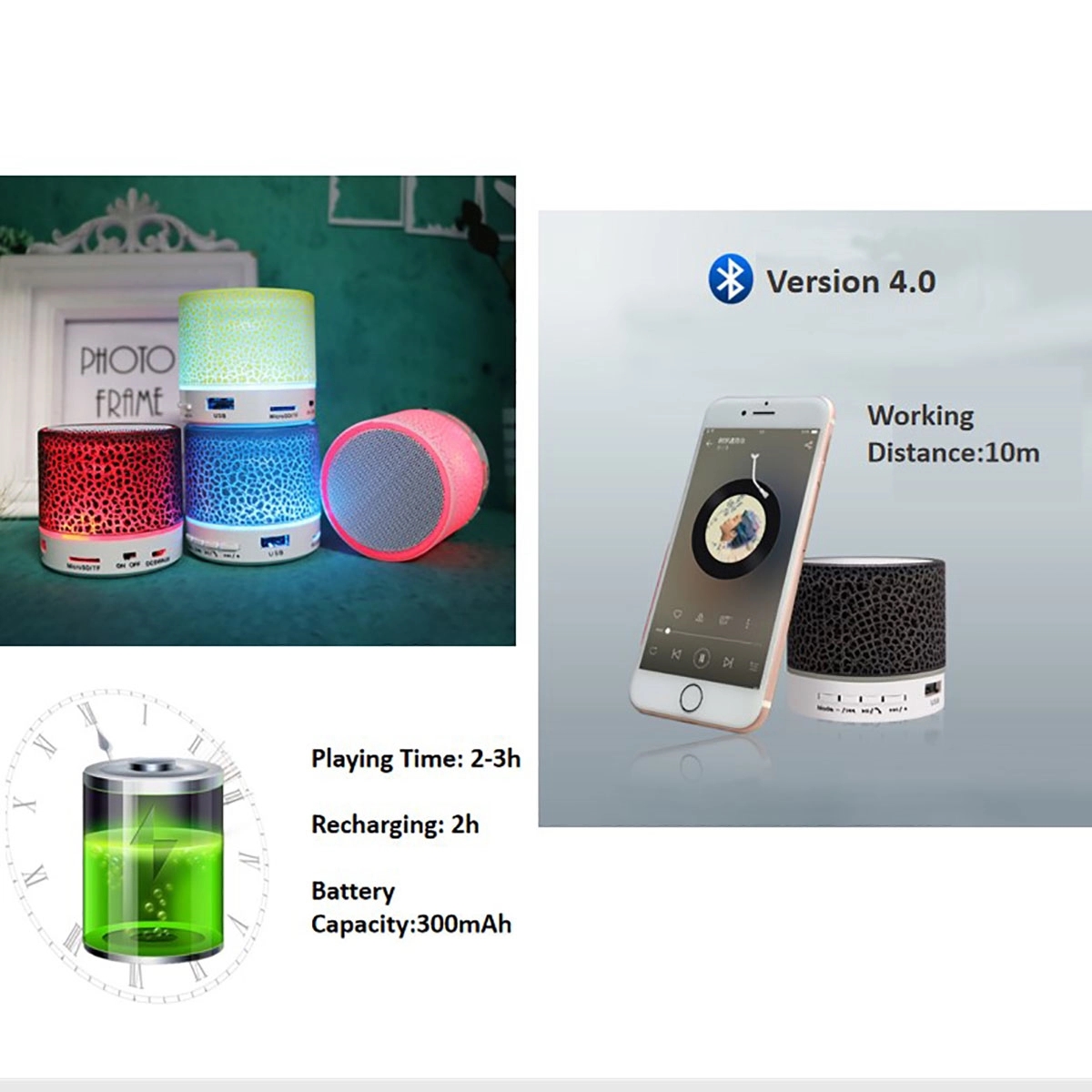 Portable Bluetooth Speaker Crack Designed 3