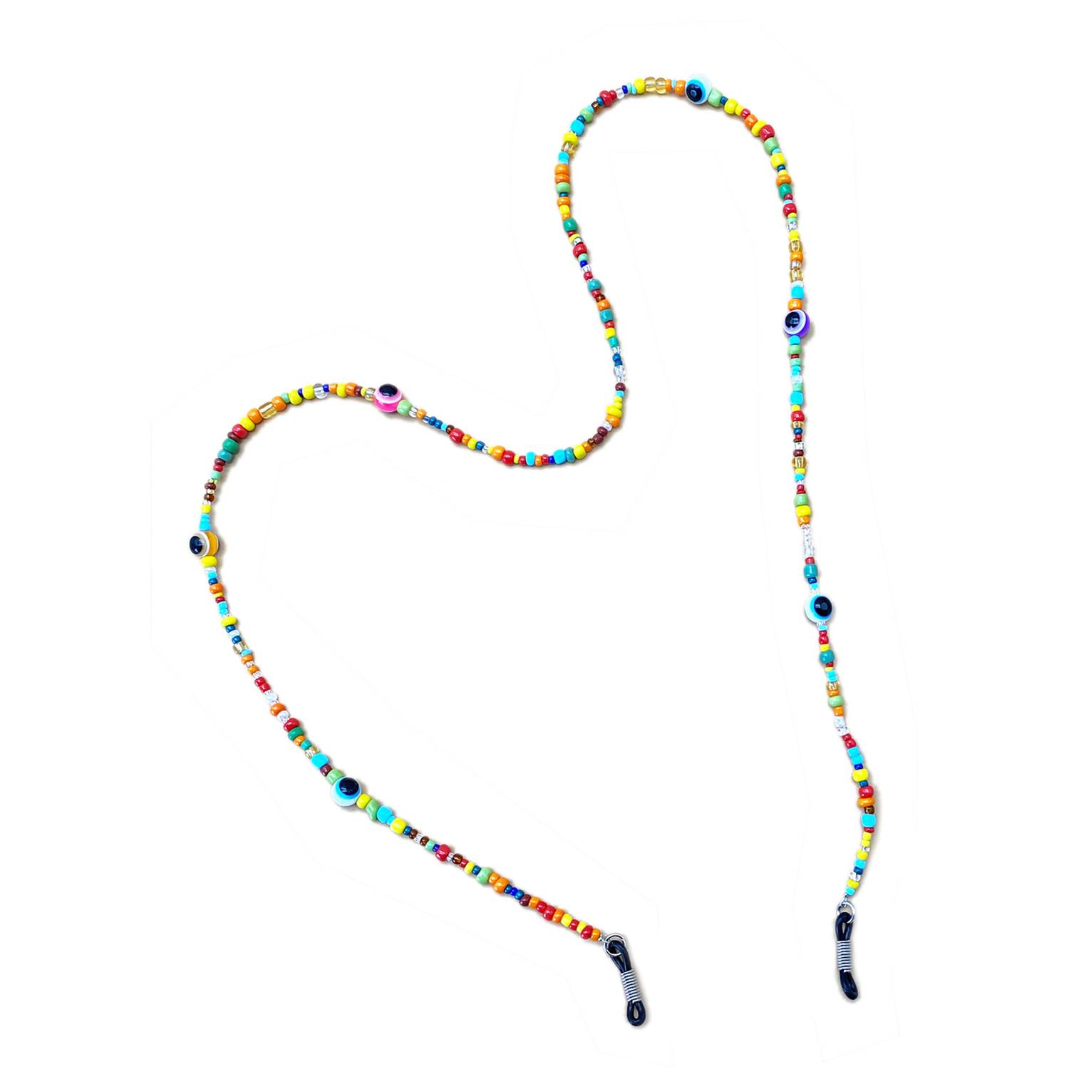 Lightweight Colorful Beaded Eyeglass Chain 5