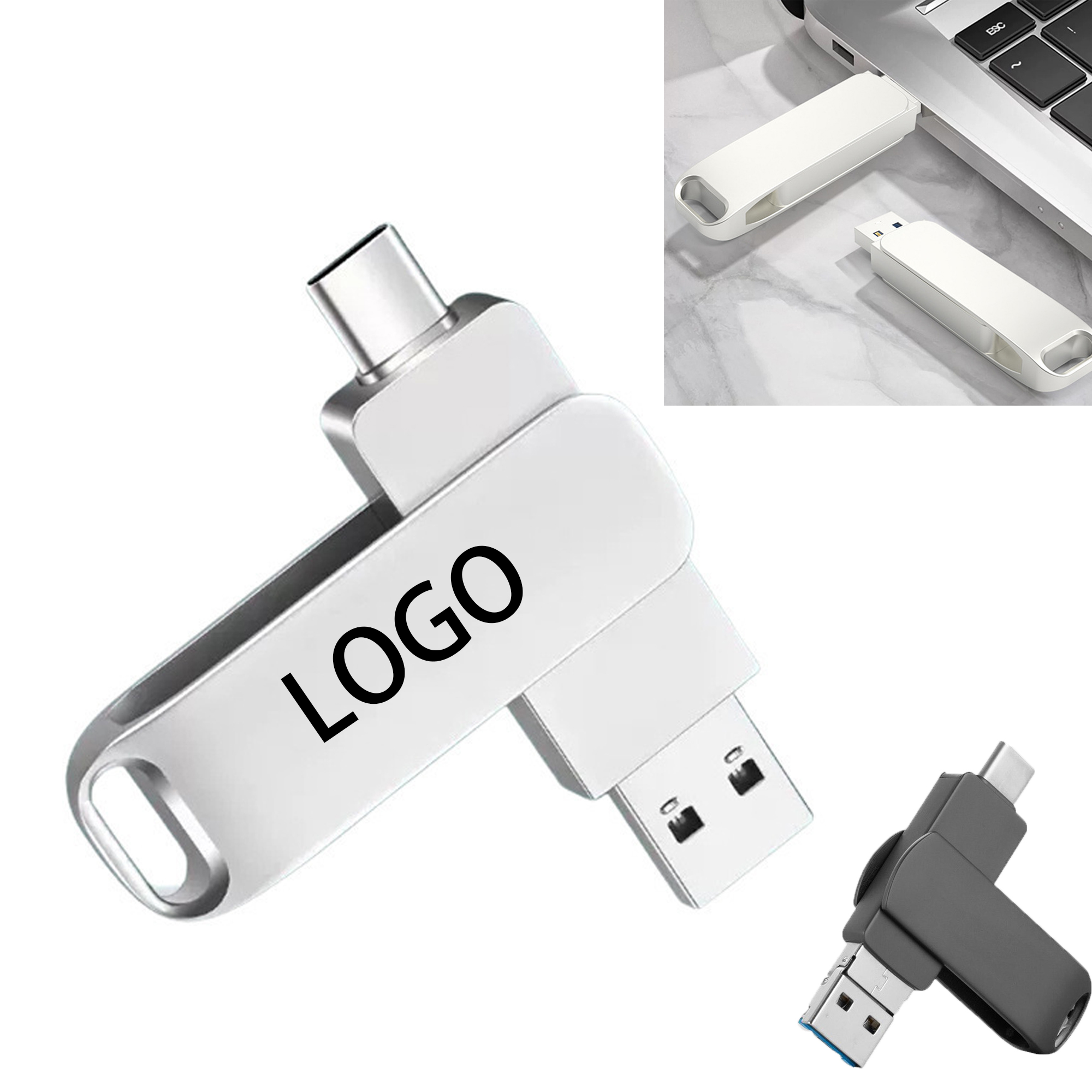 16Gb 2-in-1 USB Flash Drive 2