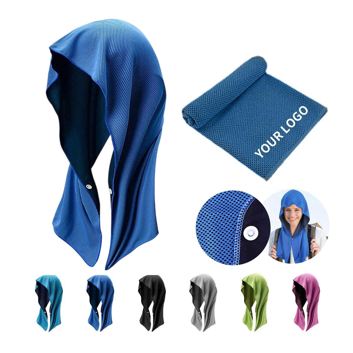 Microfiber Fitness Towel for Heat Relief 6