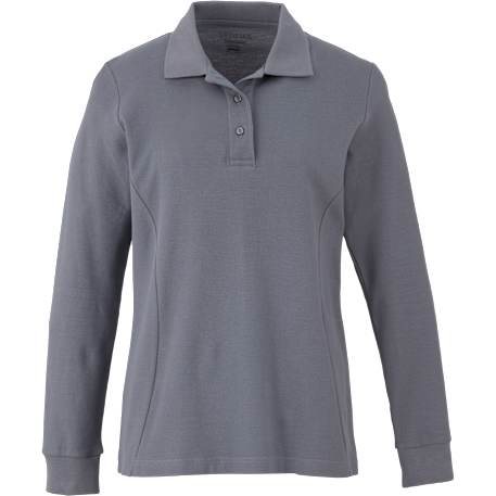 PALO Long Sleeve 100% Cotton Pique Polo - Women's 104