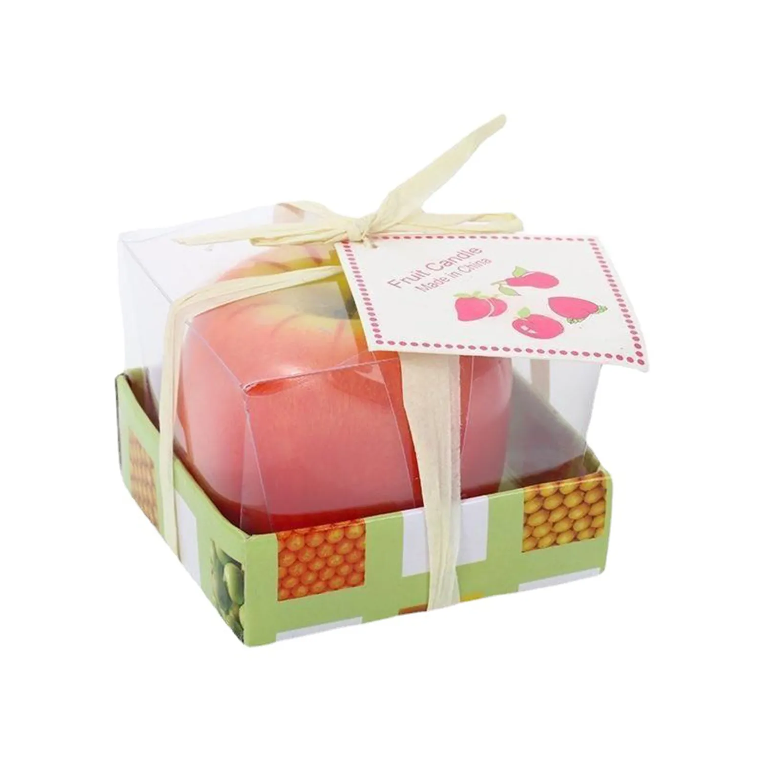 Apple Shaped Christmas Candle Gift 6