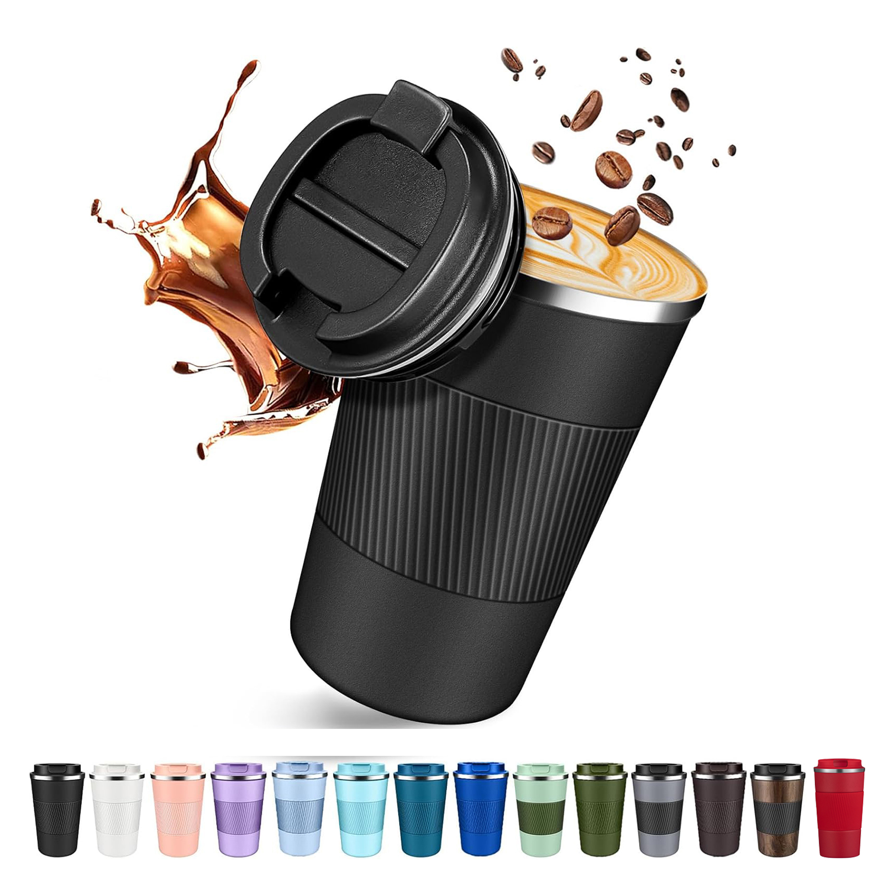 12oz Stainless Steel Insulated Travel Mug 3