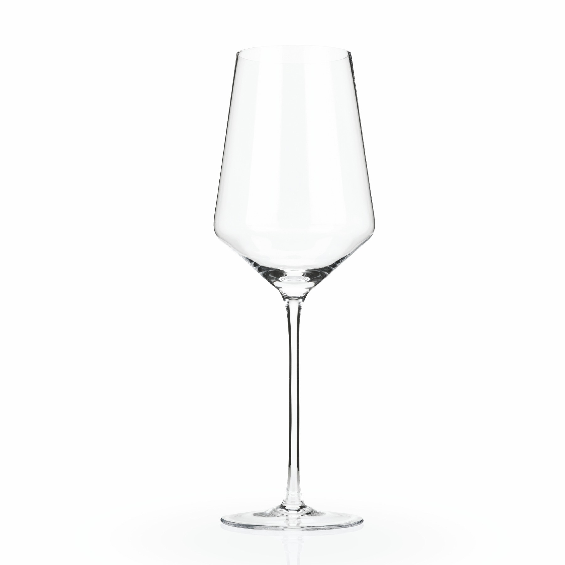 Viski® Raye Angled Crystal Bordeaux Glass, set of 2 9