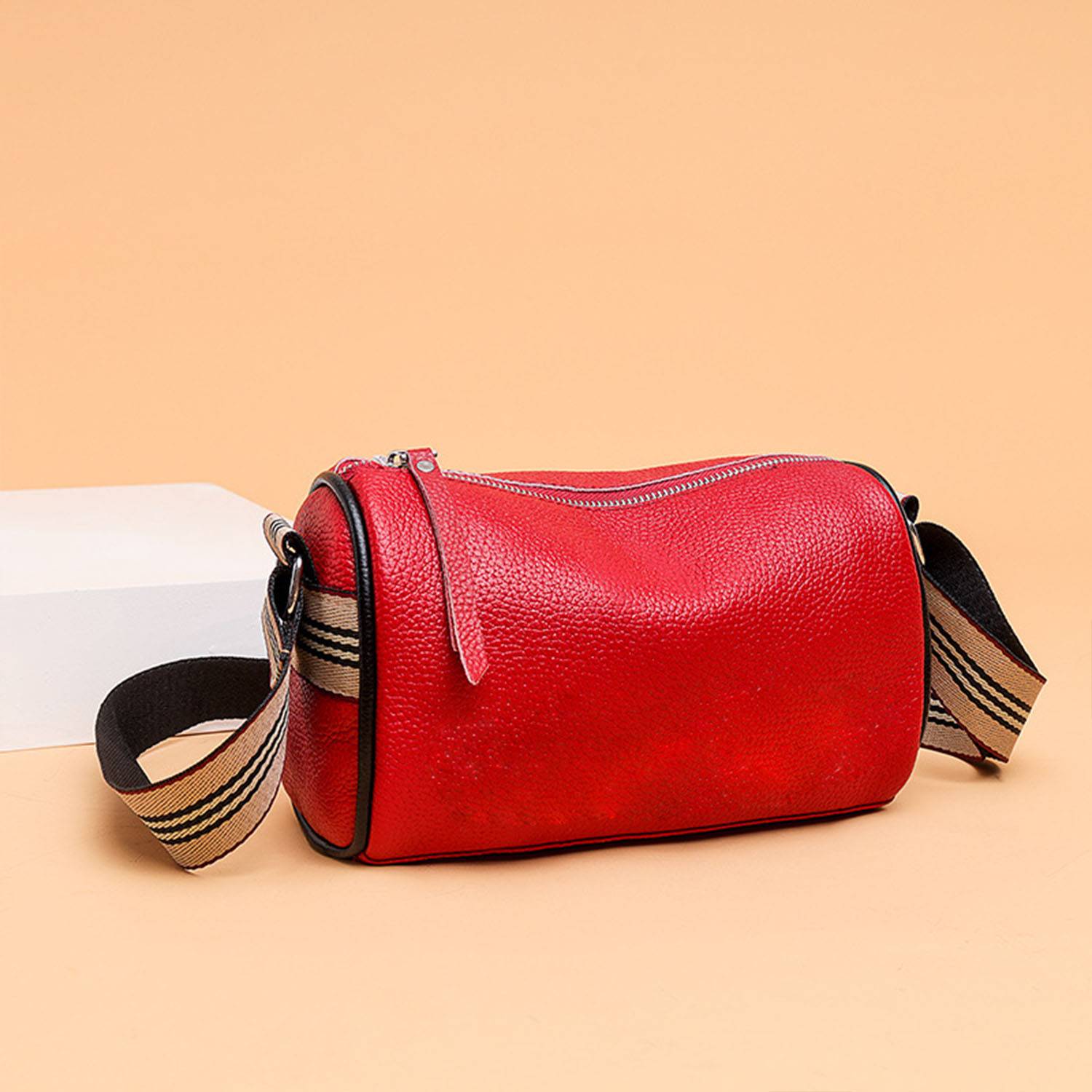 Genuine leather small crossbody bag 9