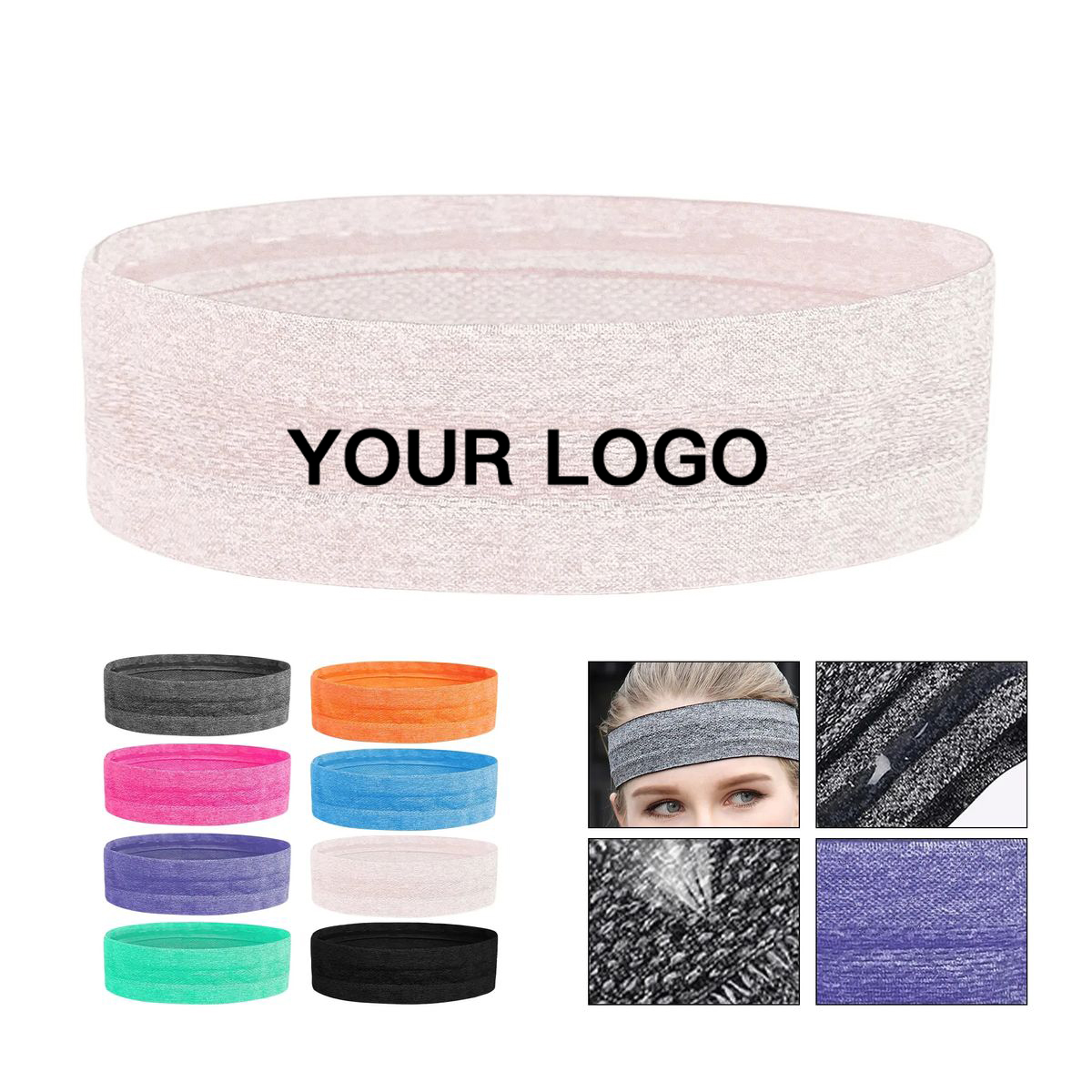 Breathable Fitness Headband with Secure Fit 5