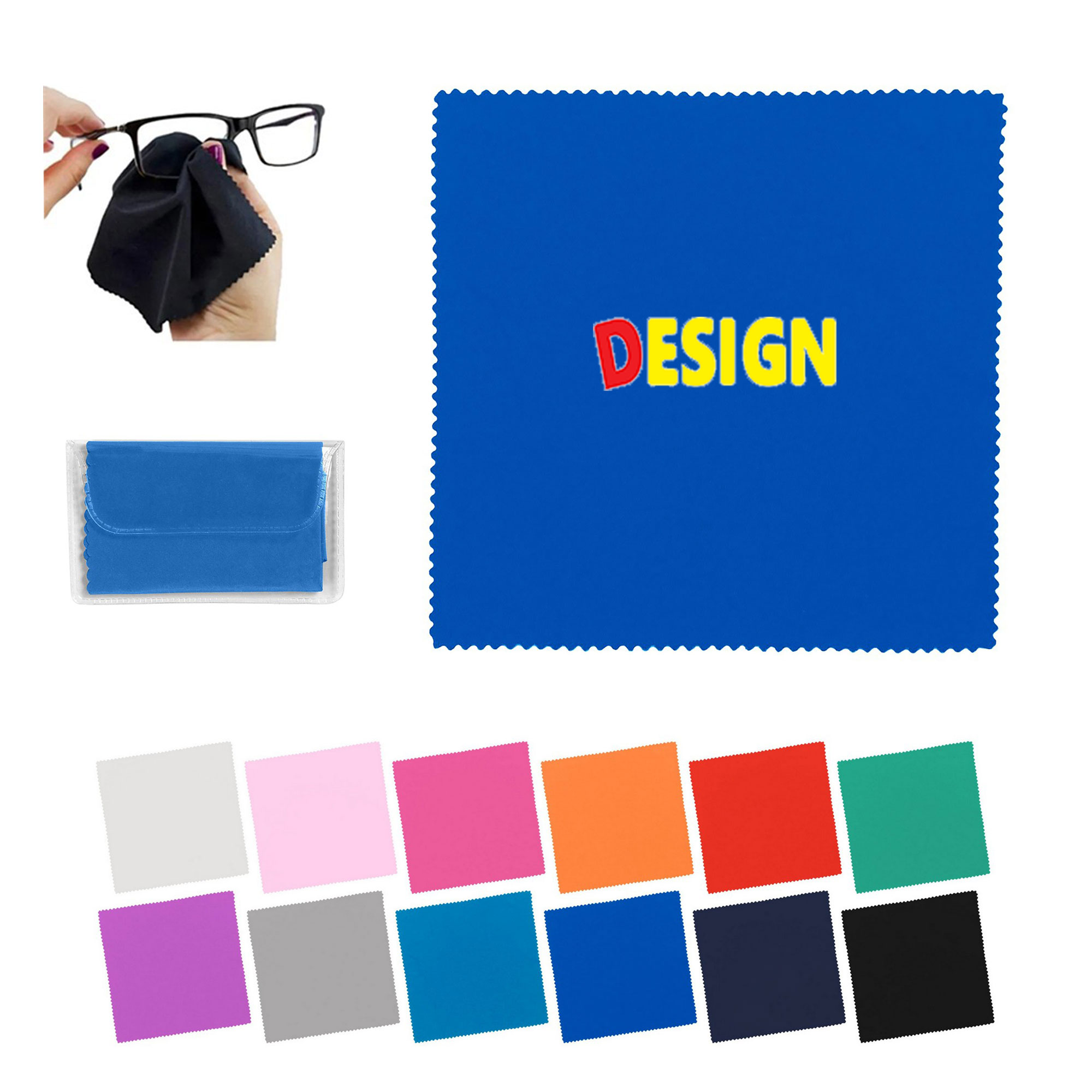 Full Color Microfiber Cleaning Cloth 2