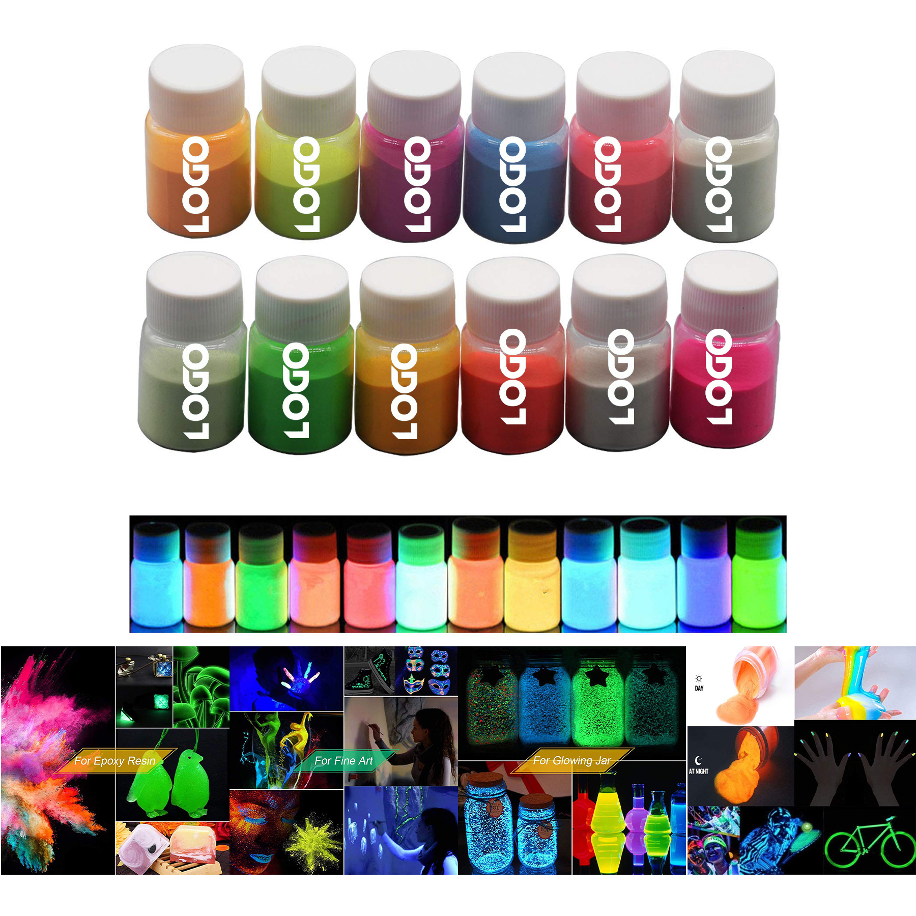 Glow in The Dark Pigment Powder