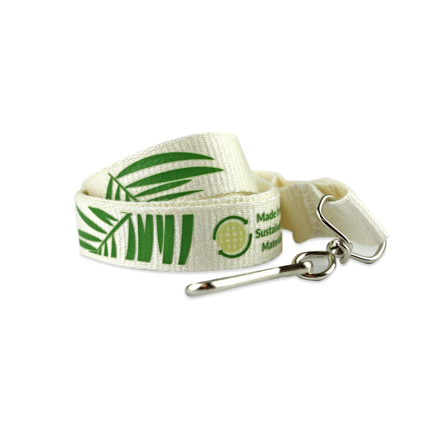 Custom Biodegradable Bamboo Eco-friendly Lanyard w/ Buckle Release 6