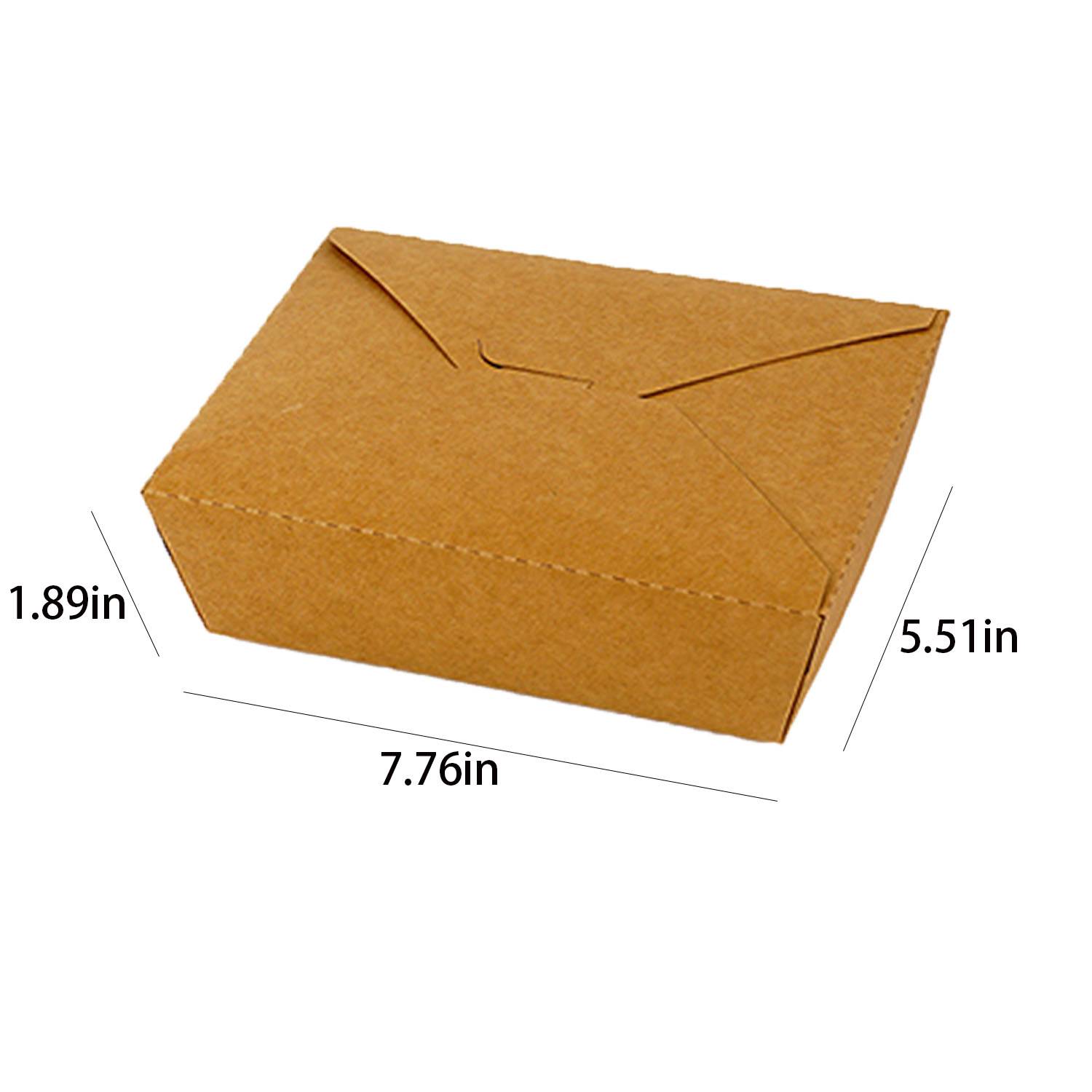 Disposable Oil Resistant Food Paper Box 4