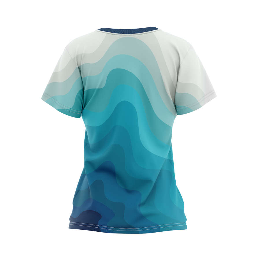 Women's Sublimation 160G Birdseye Short Sleeve T-Shirt 6