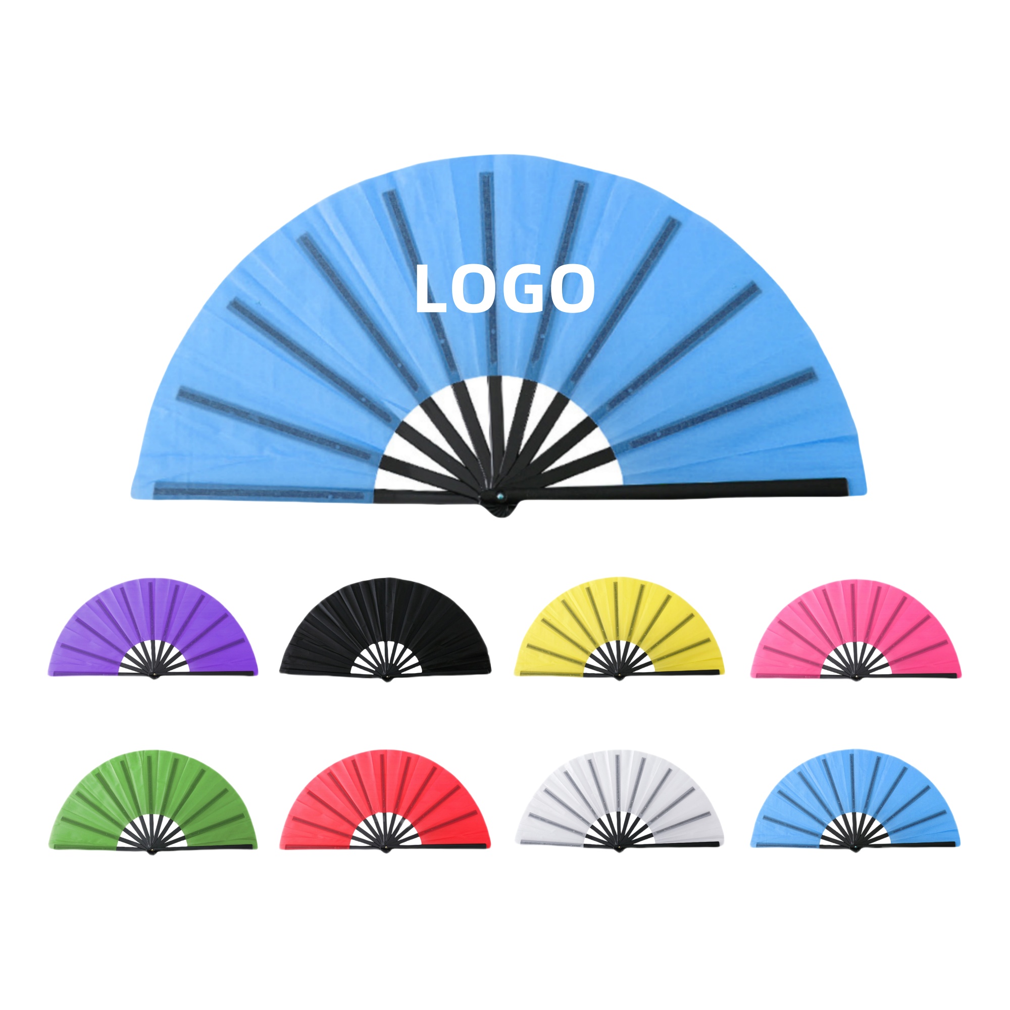Color Fold Hand Fan 2
