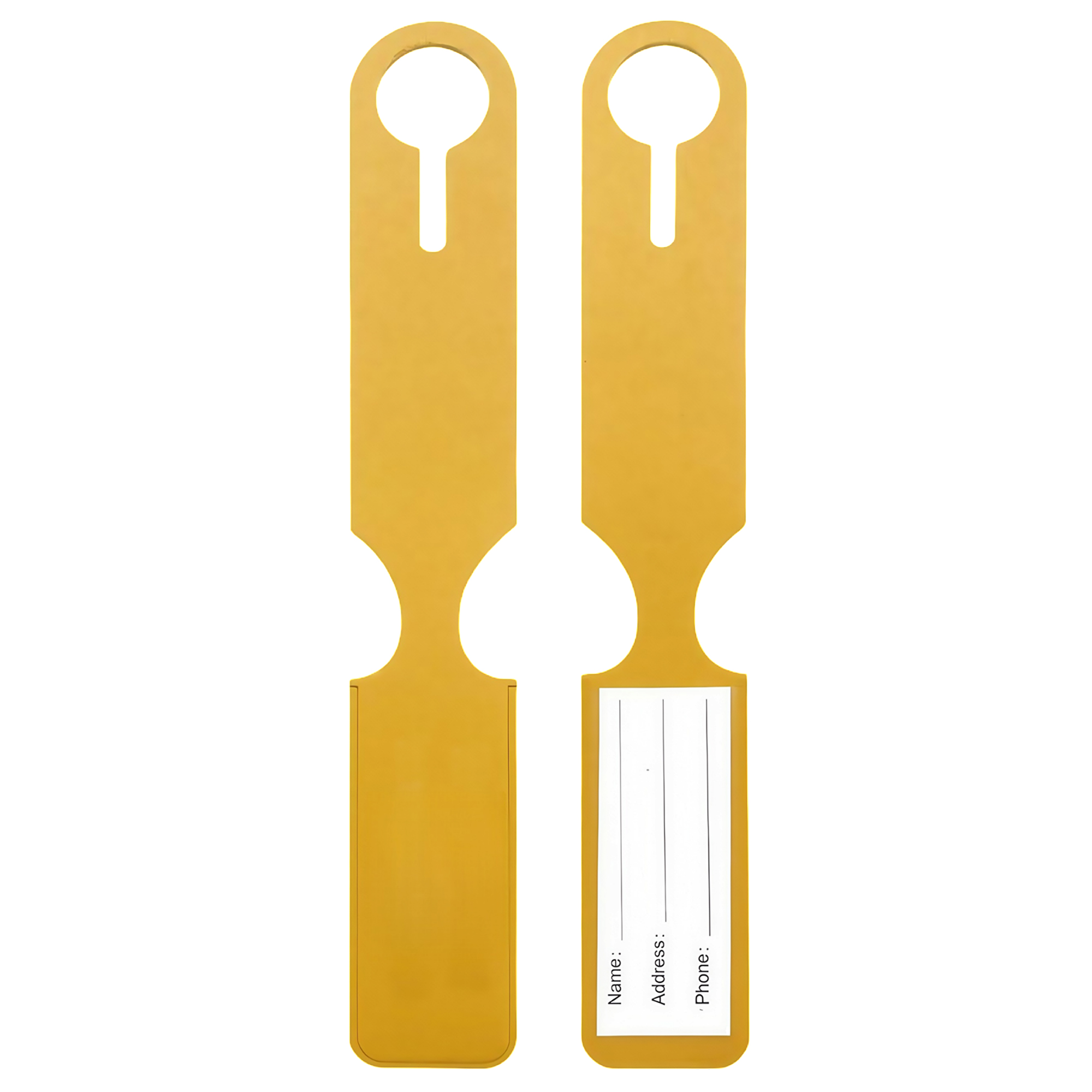 PU Leather Strip Hanging Luggage Tag 4