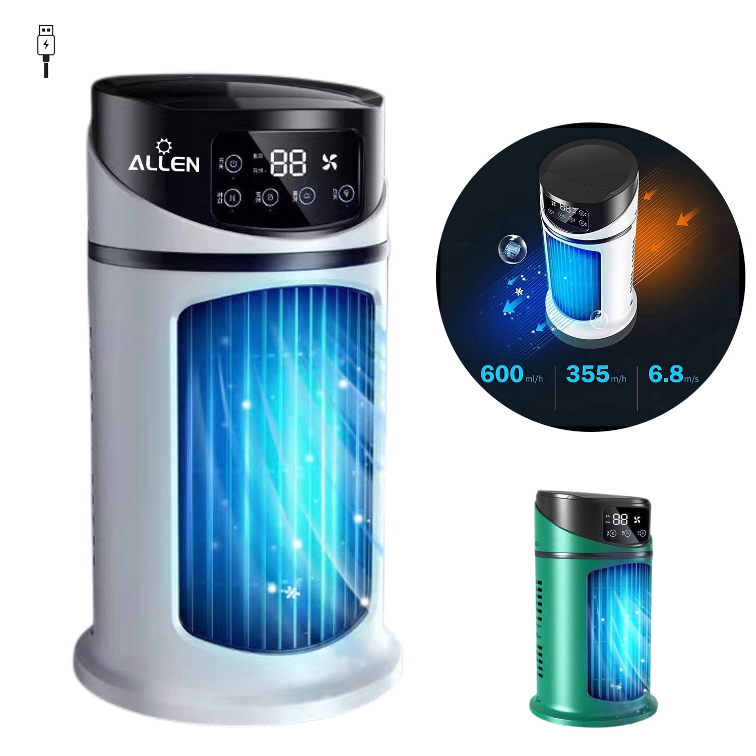 Usb Mini Cooler With Air Humidifier For Room 2