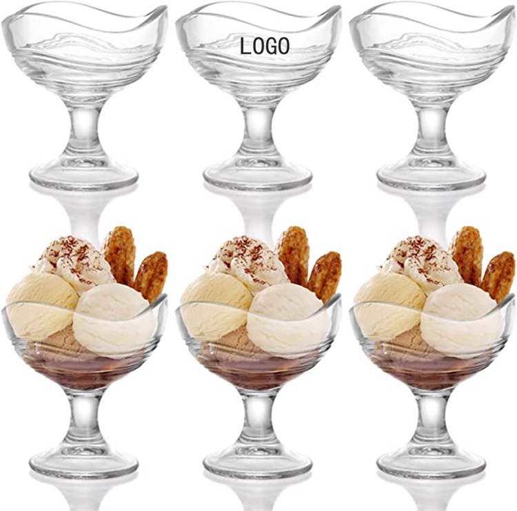 Clear Glass Dessert Bowl 1