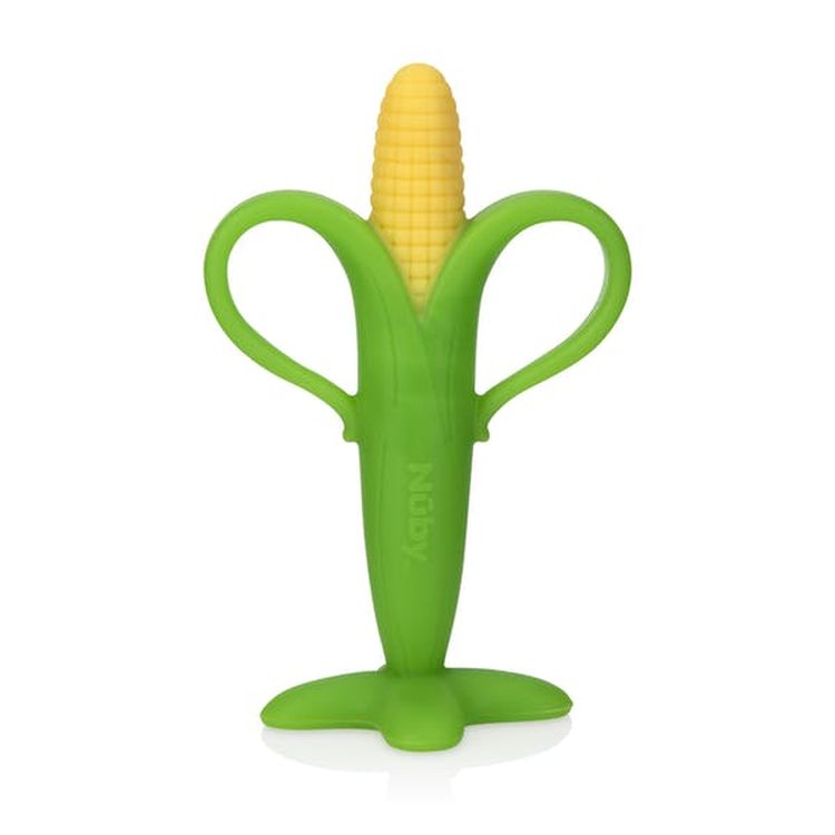 Nuby Corn Teether - 3+ Months Silicone BPA Free 2