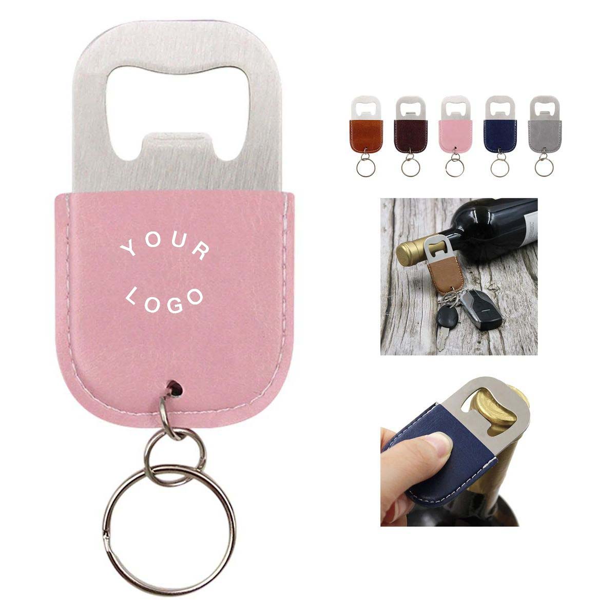 Durable Stainless Steel Keychain Opener with Elegant Design 1