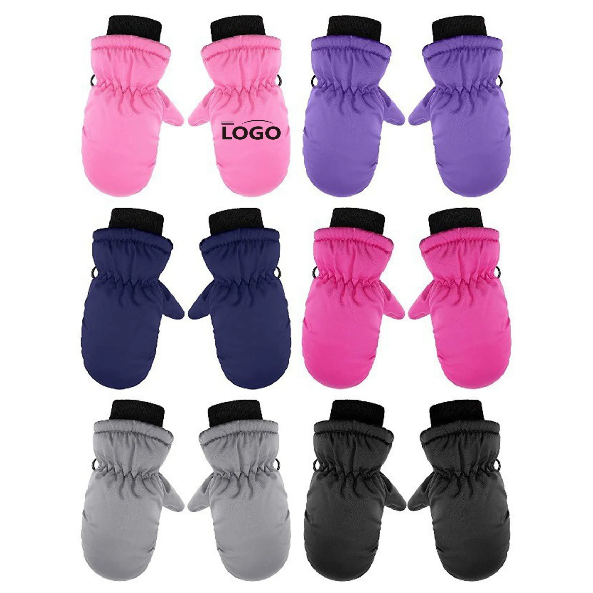 Winter Polyester Mitten Kids Gloves 4