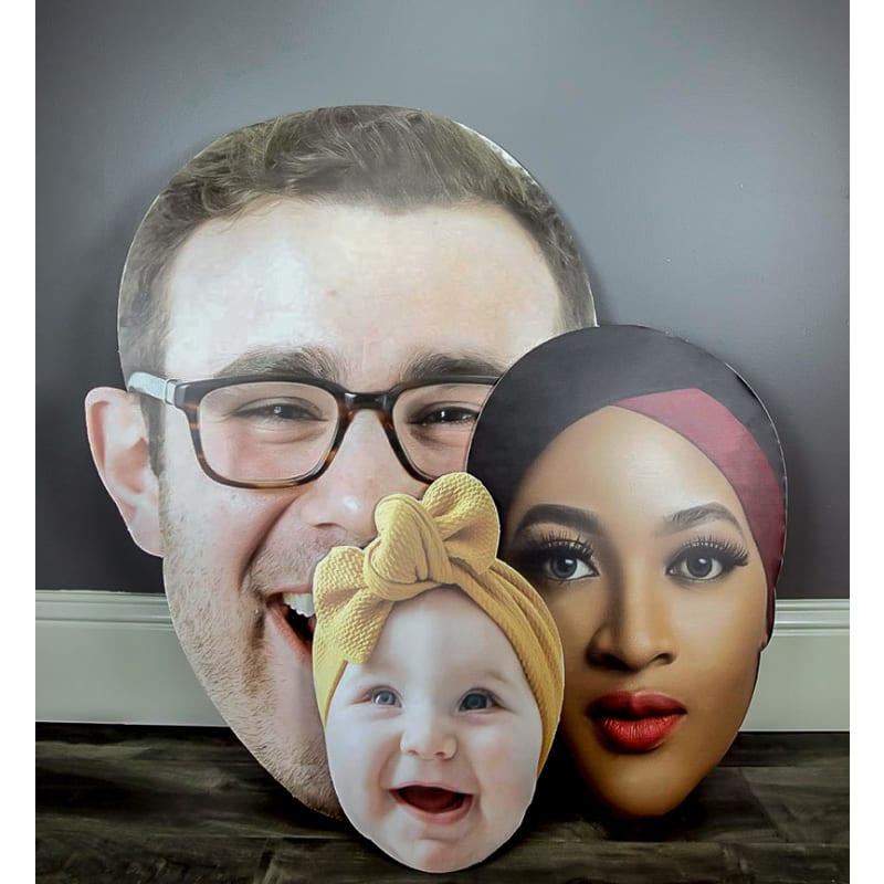 4 Ft Foam Giant Head Cutouts 12