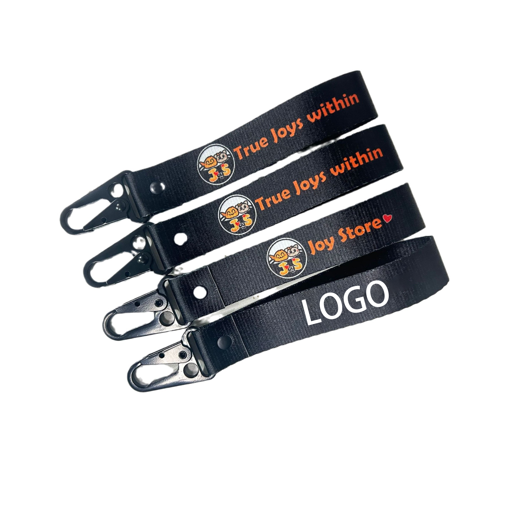 Custom Logo Anti-Loss Carabiner Keychain 2