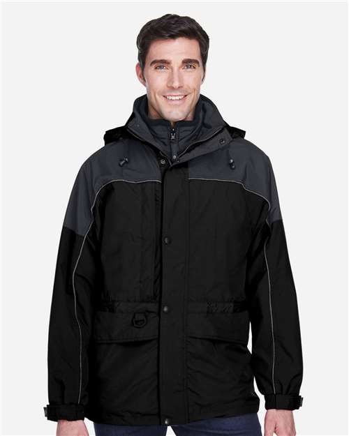 Men's 3-in-1 Two-Tone Parka - 88006 7