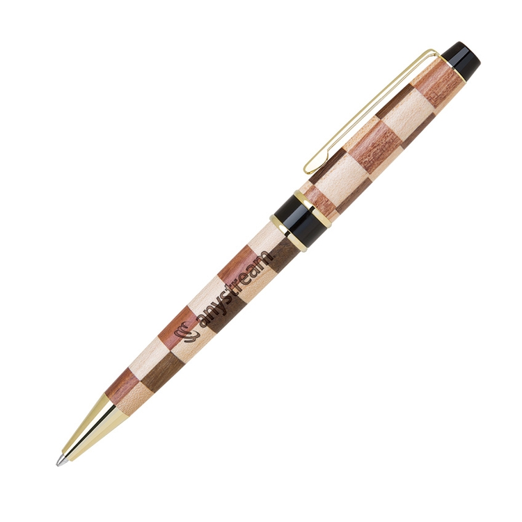 Terrific Timber-13 Checkerboard Wooden Pen 4