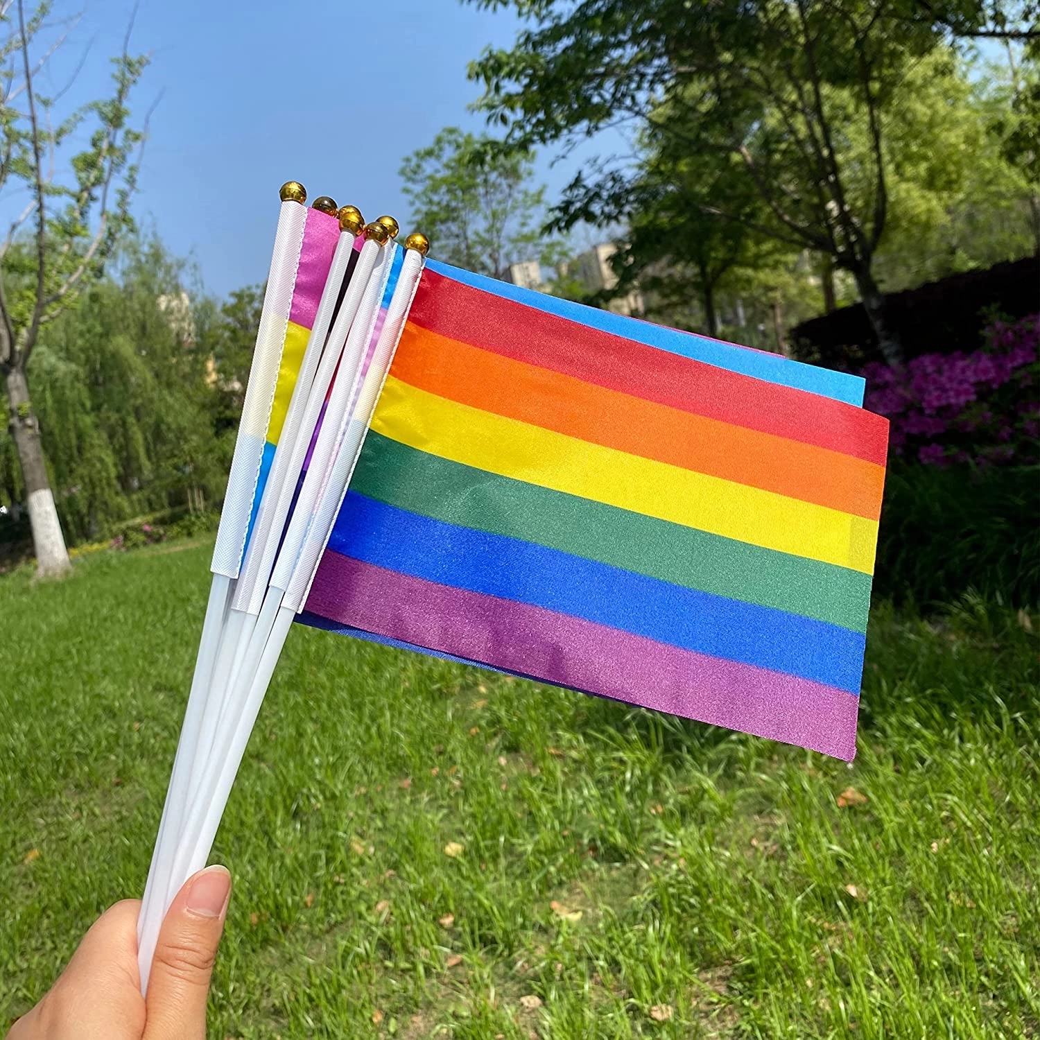 Rainbow Pride Flag Bunting Decorations Supplies For Parades 2