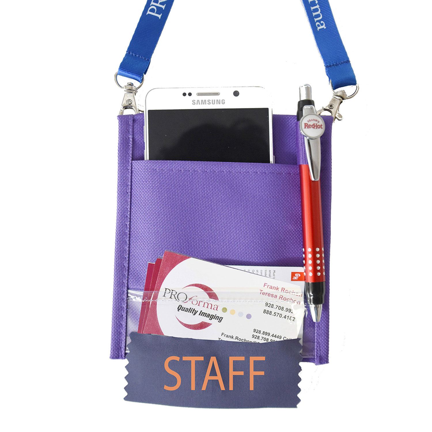 POLYESTER FRONT FLAP POCKET NECK WALLET WITH SIX POCKETS 2