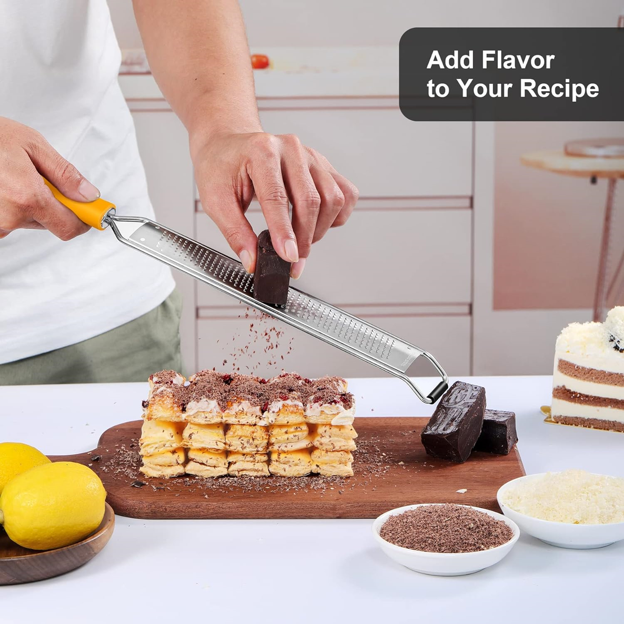 Stainless Steel Hand Grater For Lemon, Cheese And Vegetable 4