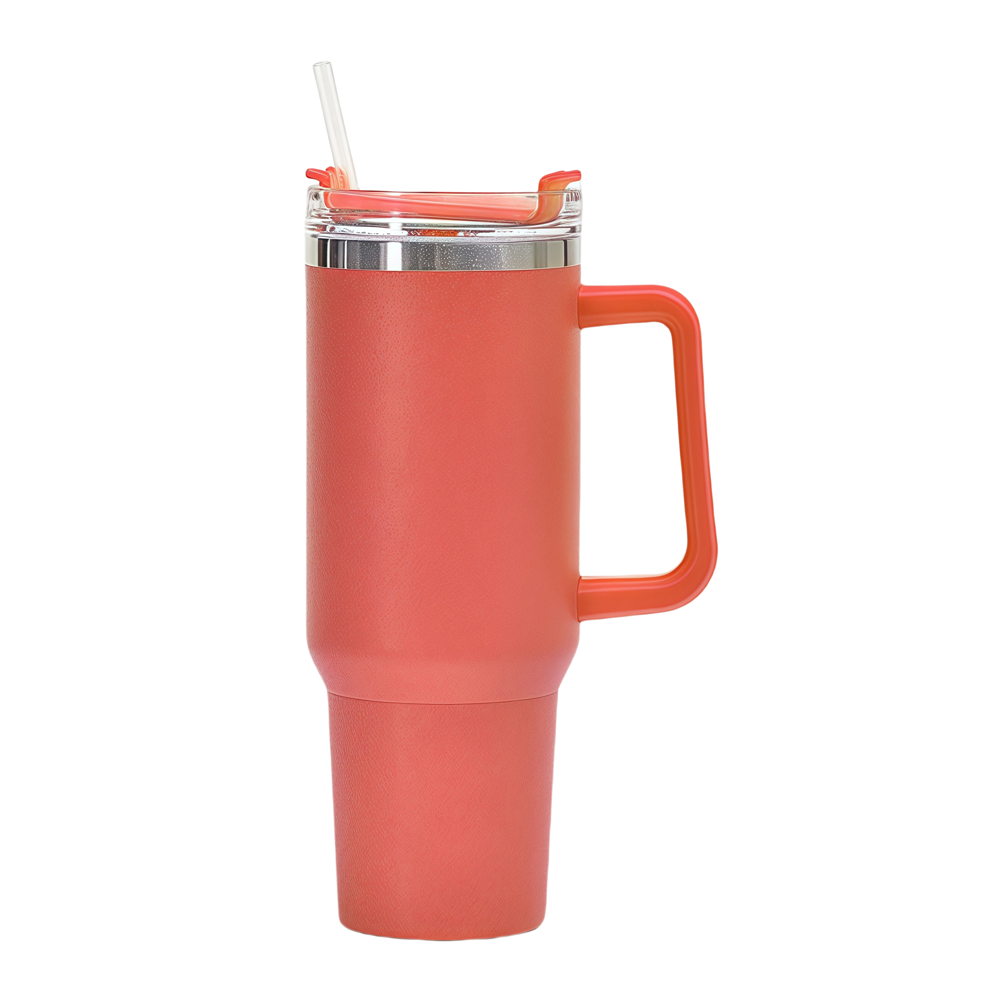 40oz Stainless Steel Vacuum Insulated Car Cup with Straw 12