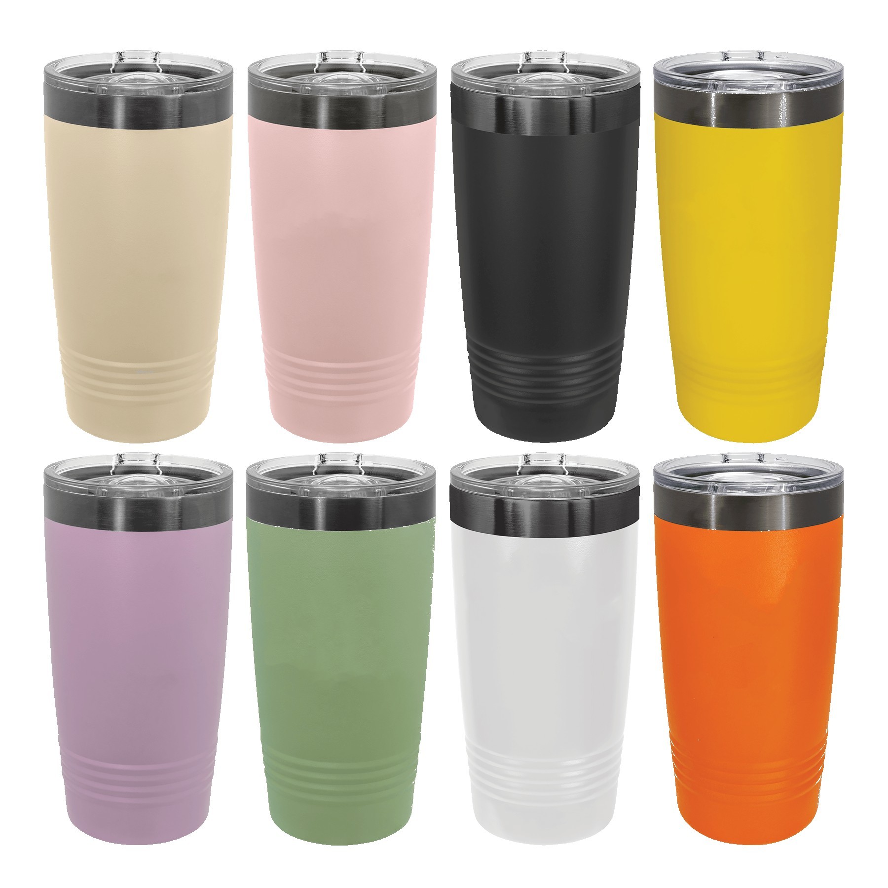 20 Oz Polar Camel ION-Plated Ghost Black Tumbler with Sliding Lid 27
