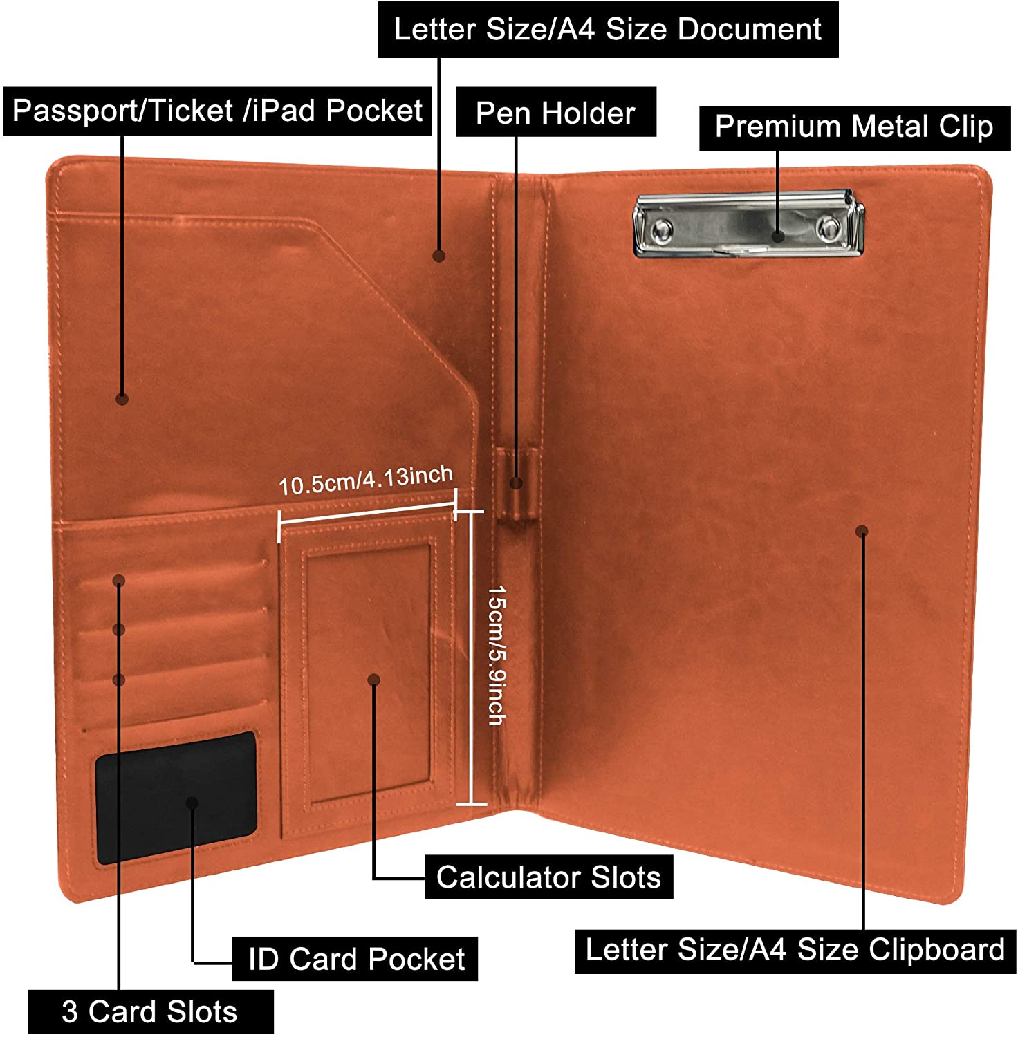Business Portfolio Legal Document Organizer w/Calculator 6