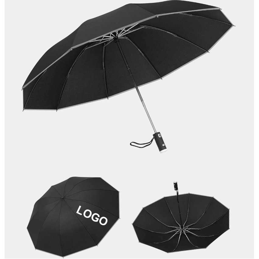 Reflective Safety Tape Led Umbrella 2