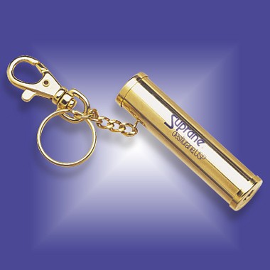 Gold Plated Brass Kaleidoscope Key Ring 1