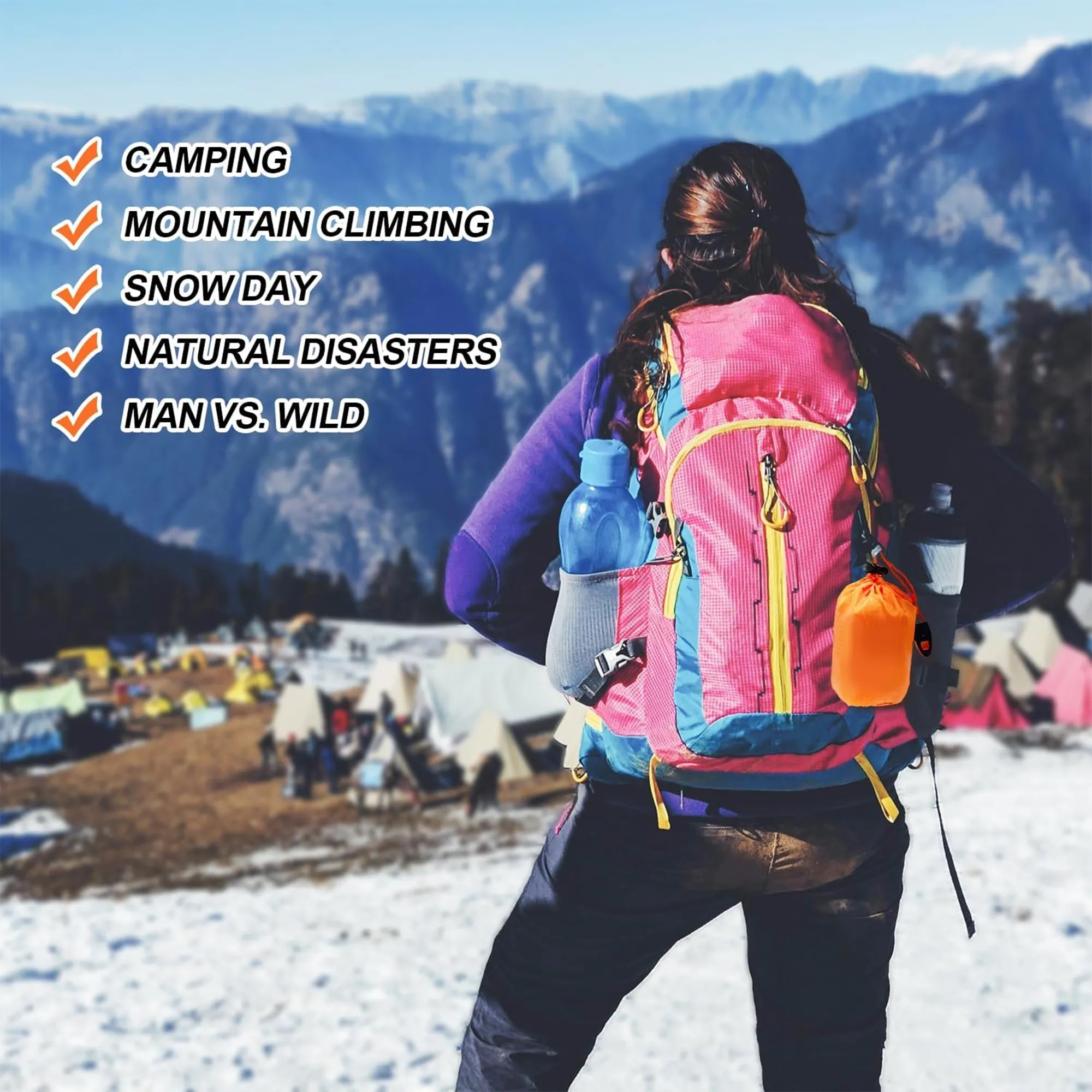 Outdoor Portable Emergency Thermal Sleeping Bag 4