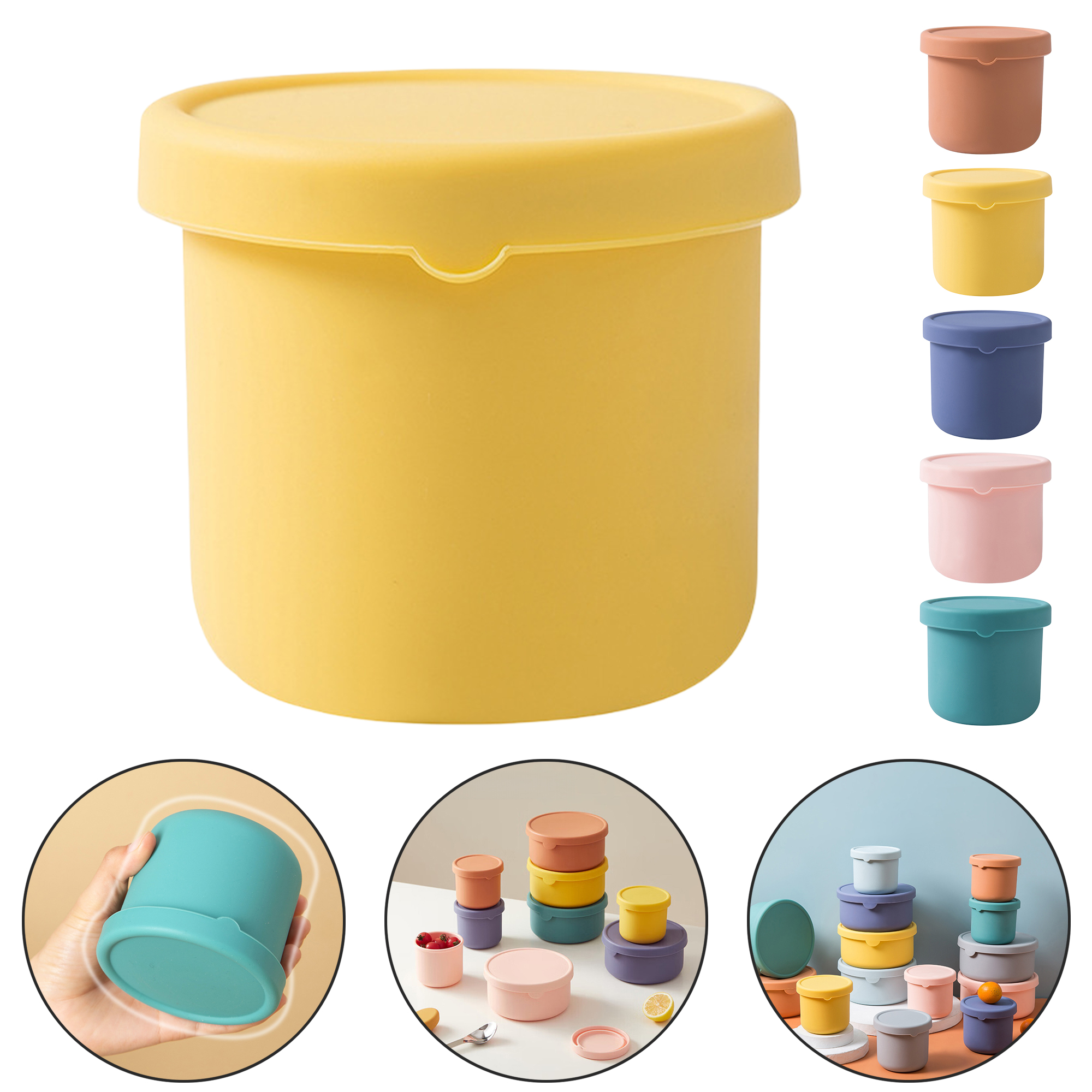 250ml Small Silicone Food Container 3