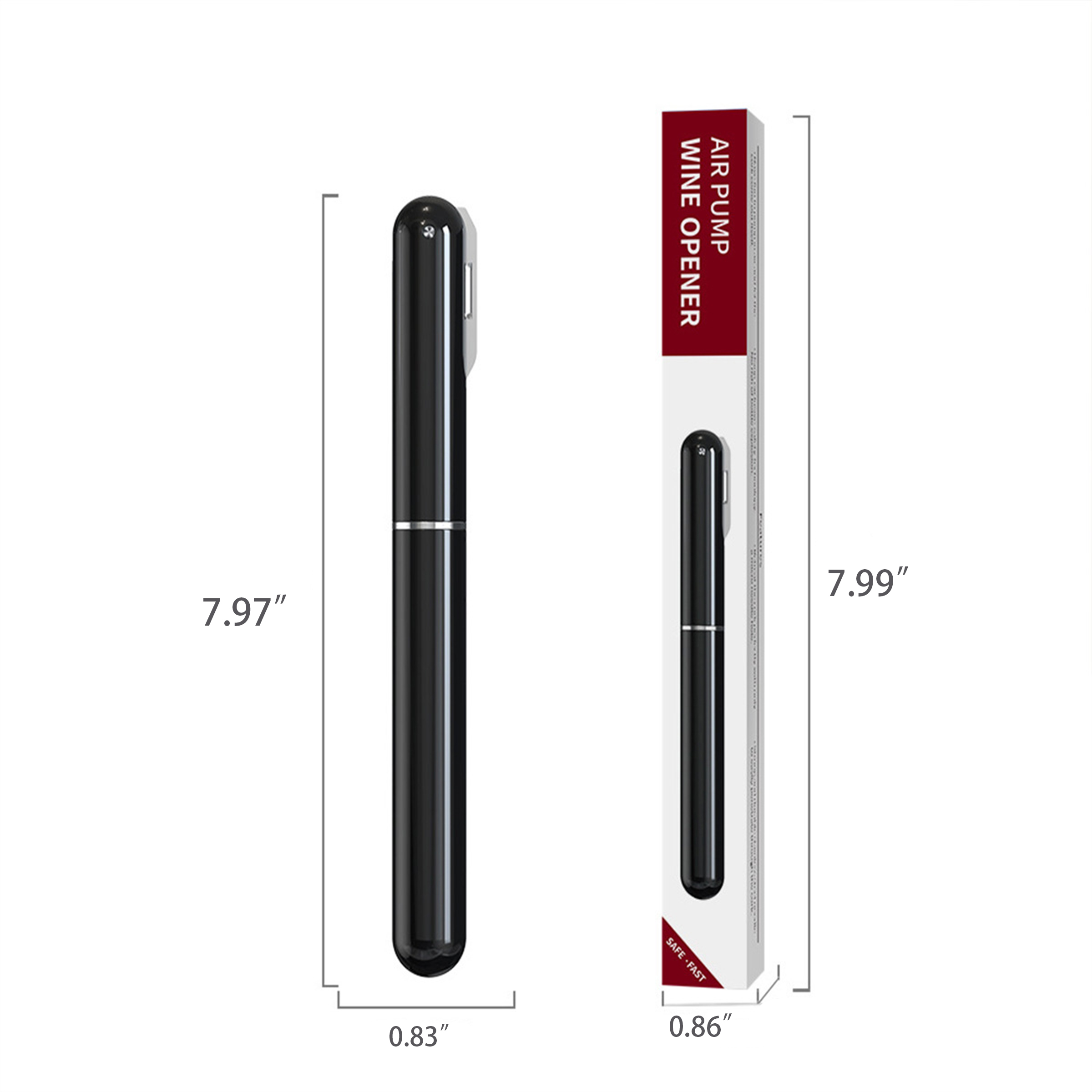 Abs All-In-One Wine Opener And Pourer Set ?C Compact And Stylish 3