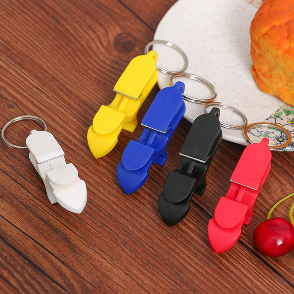 Plastic Bottle Opener W/Keychain 3