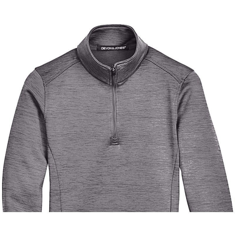 Devon & Jones Ladies' Newbury Mélange Fleece Quarter-Zip 4