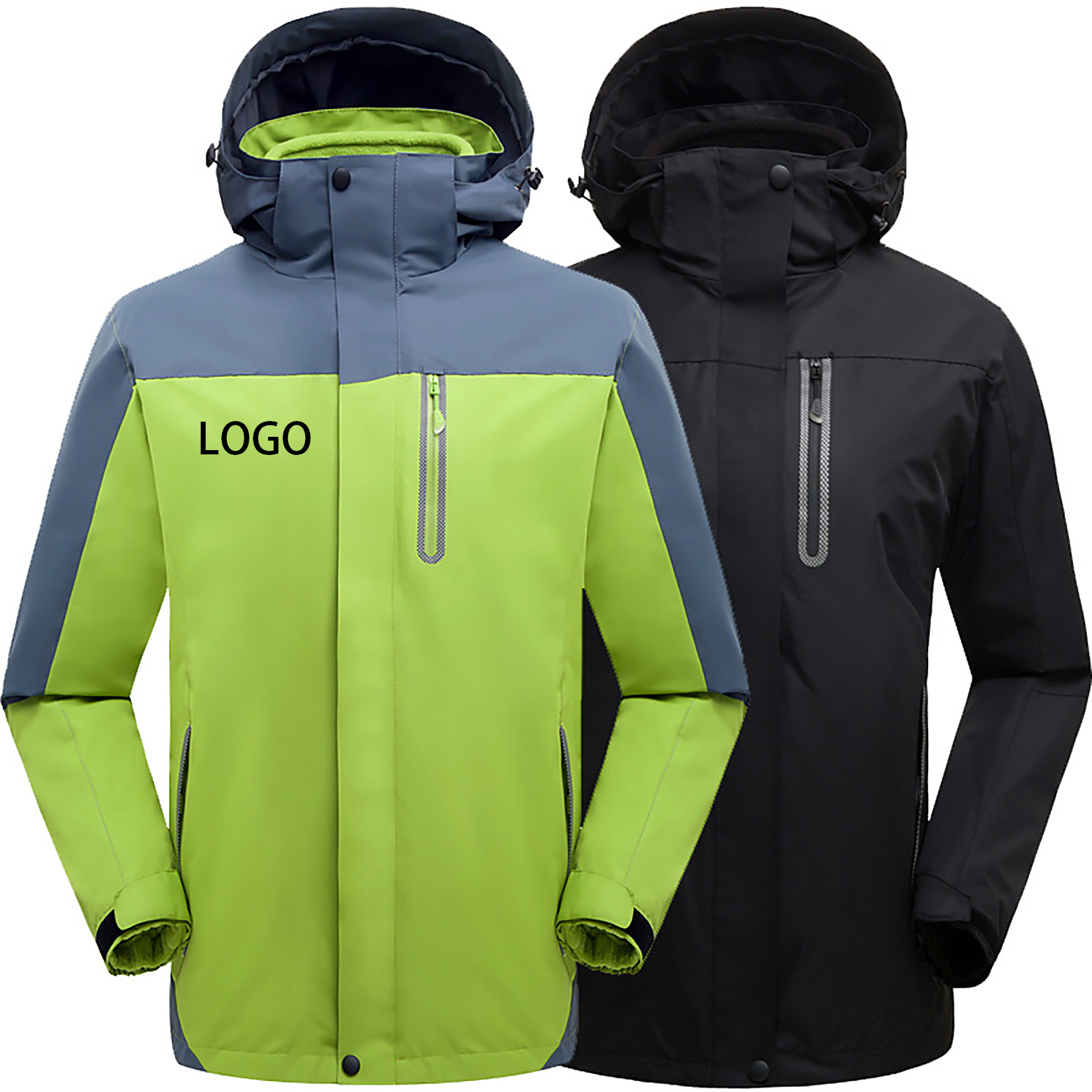 Warm Fleece Winter Jacket with Multi-Pockets 2