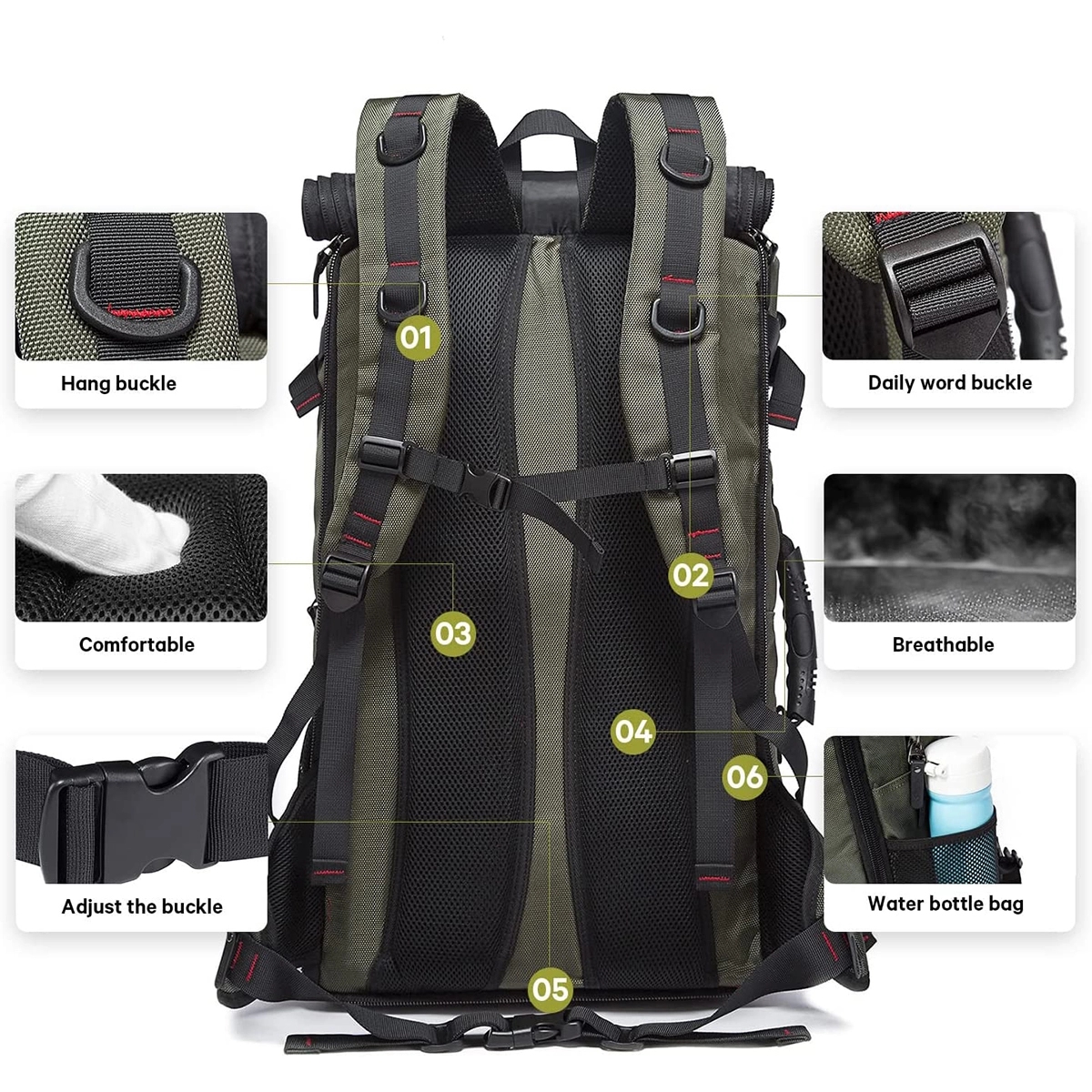 Man Carry On Laptop Travel Backpack 3