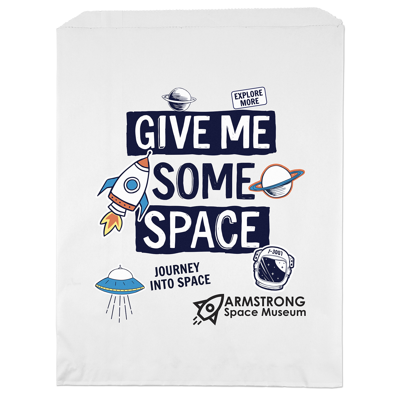 12W x 15H - Merchandise Bag - ColorVista 2