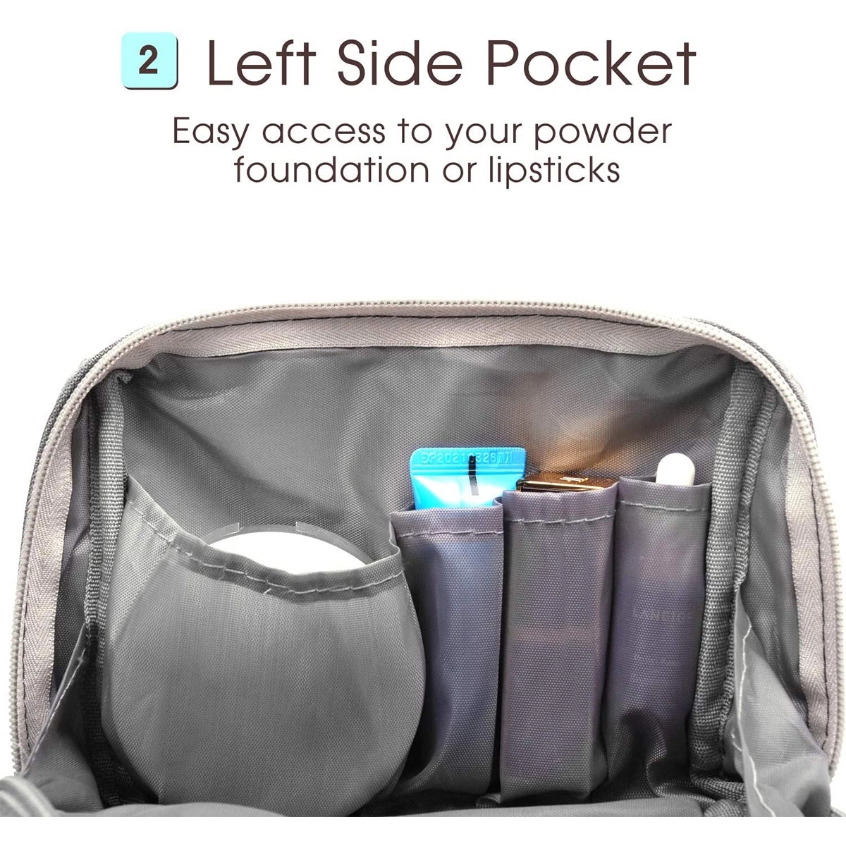 Small Makeup Bag for Purse Travel  Pouchr 4