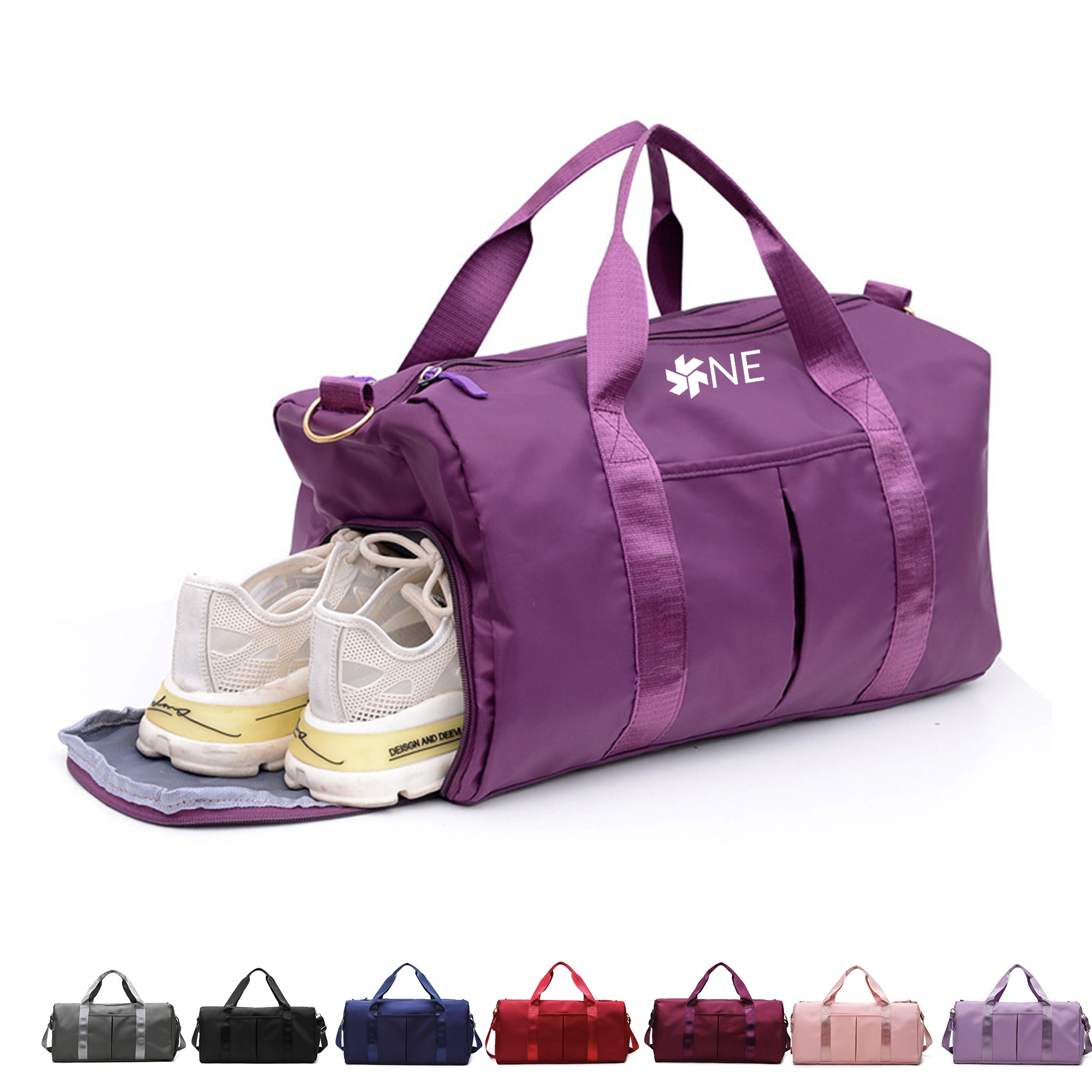 Customizable Large Sizde Luggage Fitness bag MOQ 30pcs 3