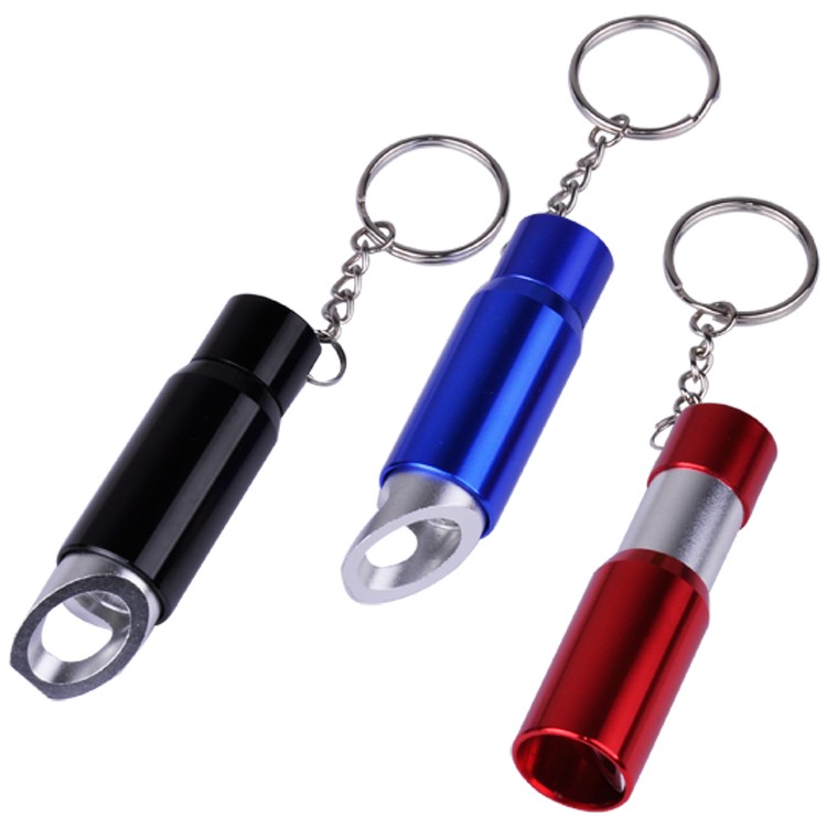Mini LED Flashlight with Retractable Bottle Opener 2