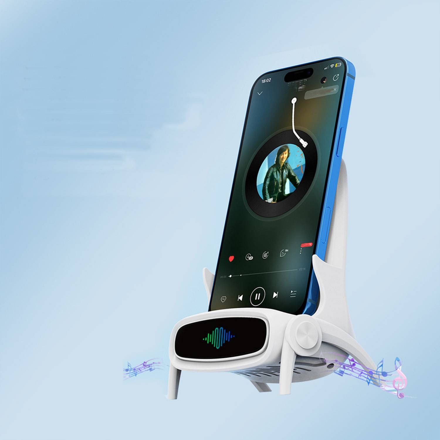 15W Mobile Phone Holder Wireless Magnetic Charging 3