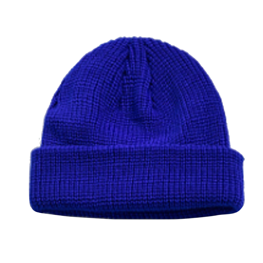 Premium Stock Ribbed Cuffed Short Length Beanie - Acrylic 13