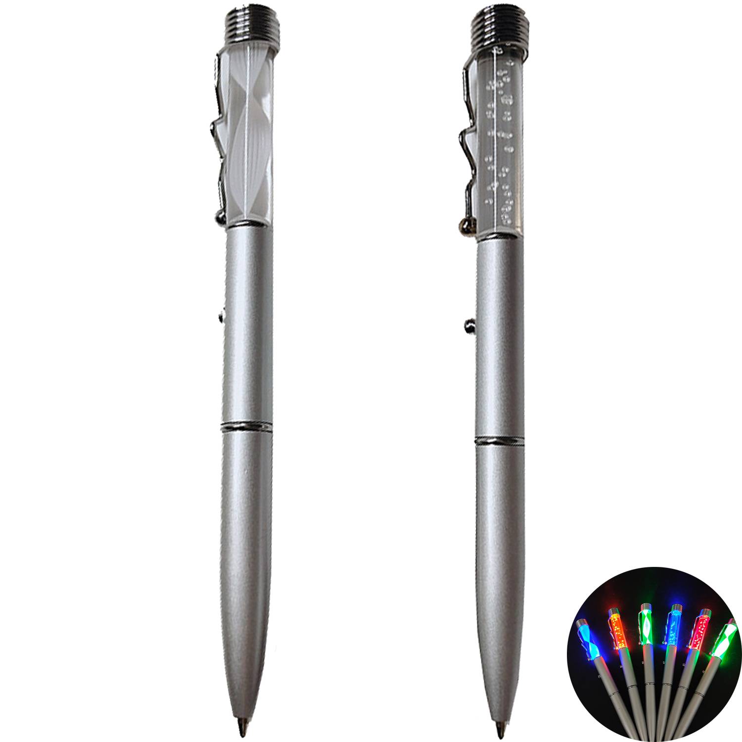 LED Light Twist-Action Ballpoint Pen 3